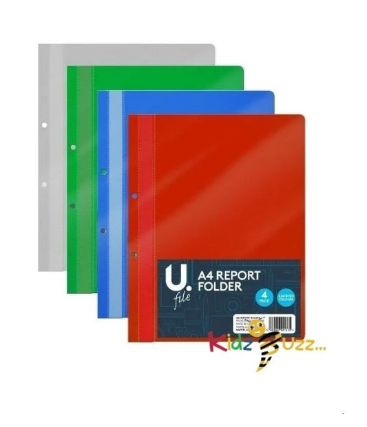 A4 Report Folder Assorted 4 colours