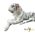 White Large Tiger Plush 88CM APPROX Realistic Stuffed Animal Kids Playing Toy