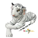 White Large Tiger Plush 88CM APPROX Realistic Stuffed Animal Kids Playing Toy