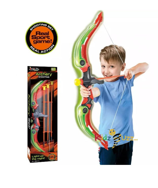 Archery Set Kids Light Up Bow Set Game