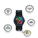Avengers Boys Analogue Quartz Watch with Textile Strap