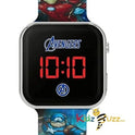 Avengers Digital Watch For Boys with Silicone Blue Strap