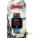 Avengers Digital Watch For Boys with Silicone Blue Strap