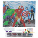 Avengers Crystal Art Kit 40x50cm Canvas Kit