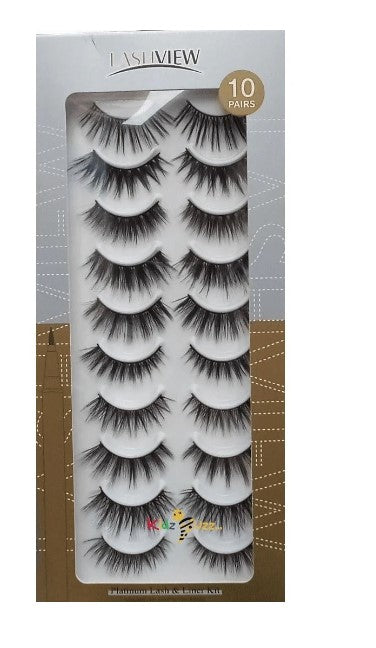 Eyelashes W/Glue Style 1