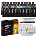 Acrylic Paint Set 12 ml x24 Tubes