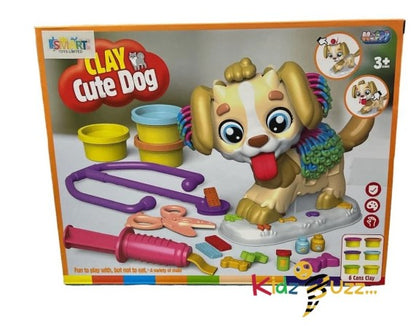 Cute Dog Clay- Art & Craft Clay Set For Kids I Colored Clay Craft Set