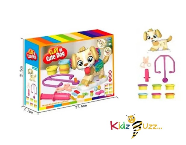 Cute Dog Clay- Art & Craft Clay Set For Kids I Colored Clay Craft Set