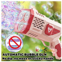 Big Bubble Machine Gun - Automatic Bubble Gun with Bubble Solution/Lights