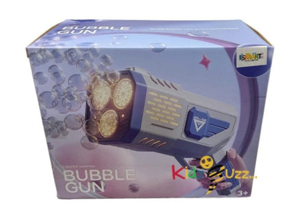 Big Bubble Machine Gun - Automatic Bubble Gun with Bubble Solution/Lights