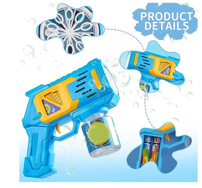 Ultimate Bubble Machine Gun for kids is The Fairy Tale LED Bubble Machine with Automatic Jets