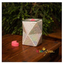 Pearl Crackle Geometric Wax Warmer