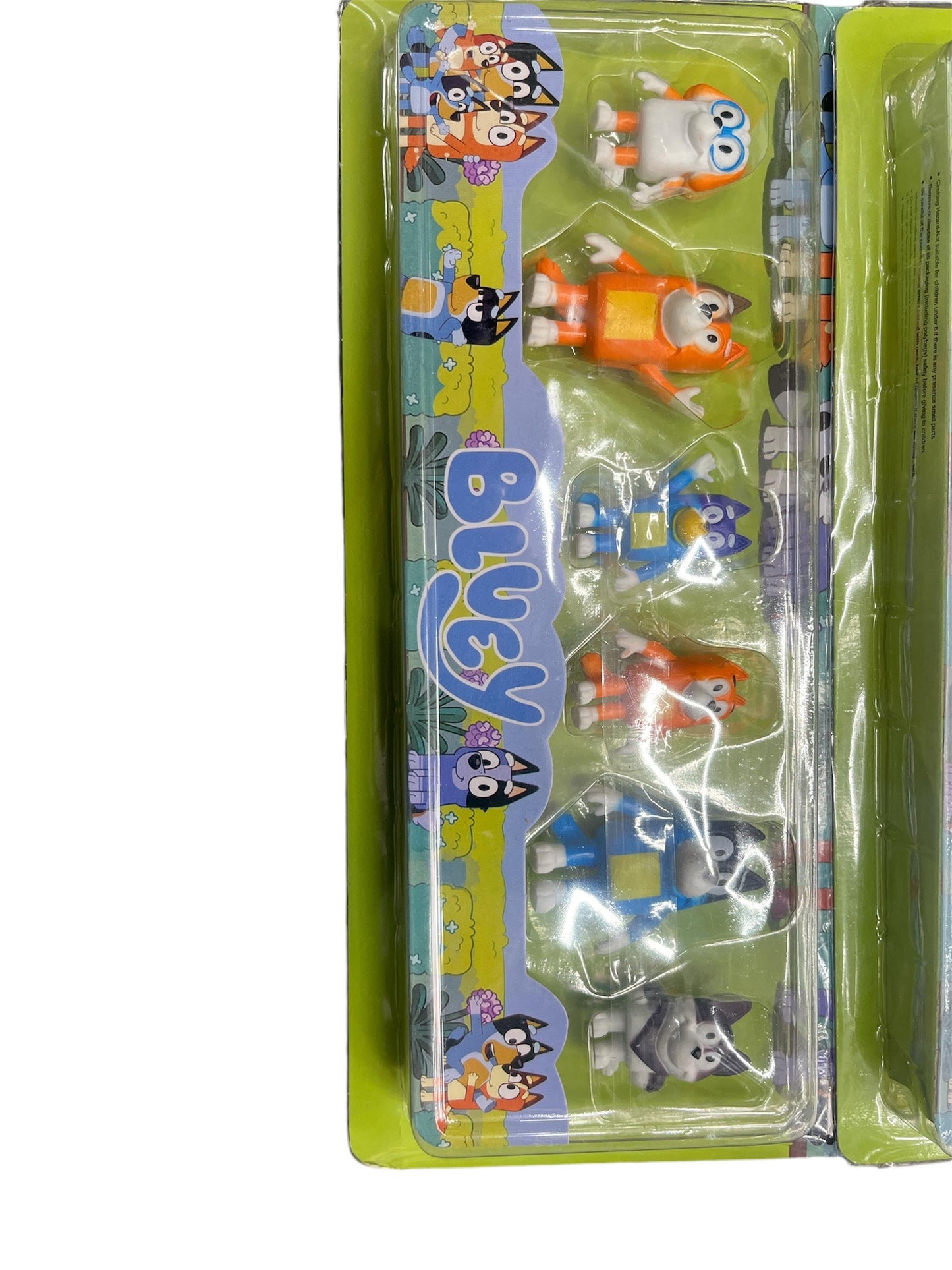 6PCS Set Bluey Family and Friends Action Figures PVC Toys Birthday Party Gift