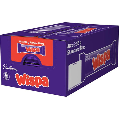 Cadbury Wispa Chocolate Bar 48 X 36g