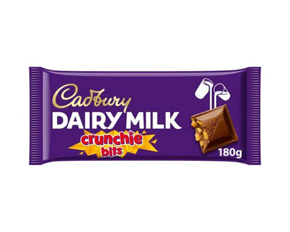 CADBURY DAIRY MILK CRUNCHIE CHOCOLATE BAR 180G X 3