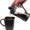 French Press Single Serving Coffee Maker by Clever Chef | Small French Press Perfect for Morning Coffee | Maximum Flavor Coffee Brewer with Superior Filtration |