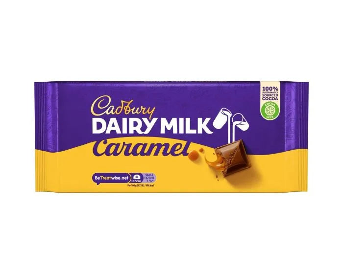 DAIRY MILK CARAMEL BAR 180G X 3