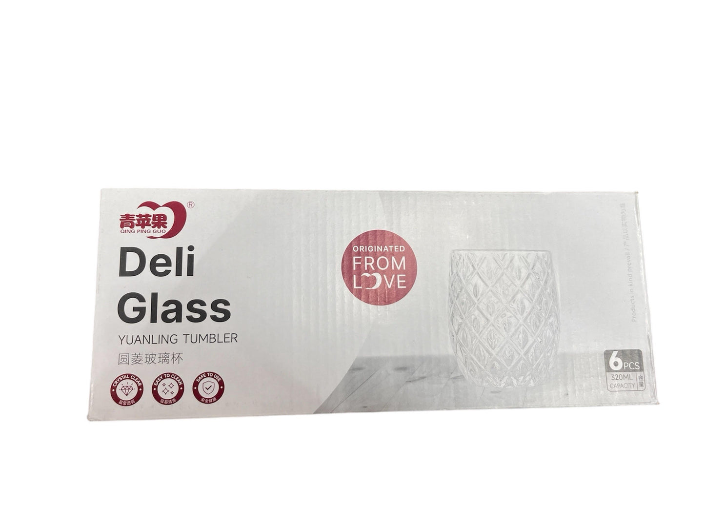 Deli Glass Set 300 ml 6 Pcs