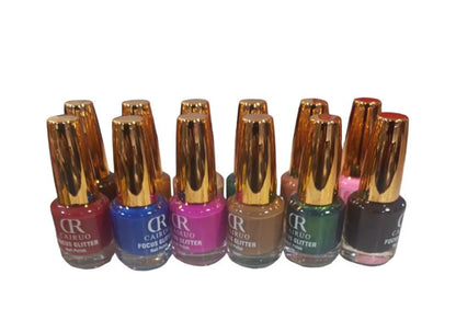 CR Nail Polish Focus Glitter (Pack of 3)