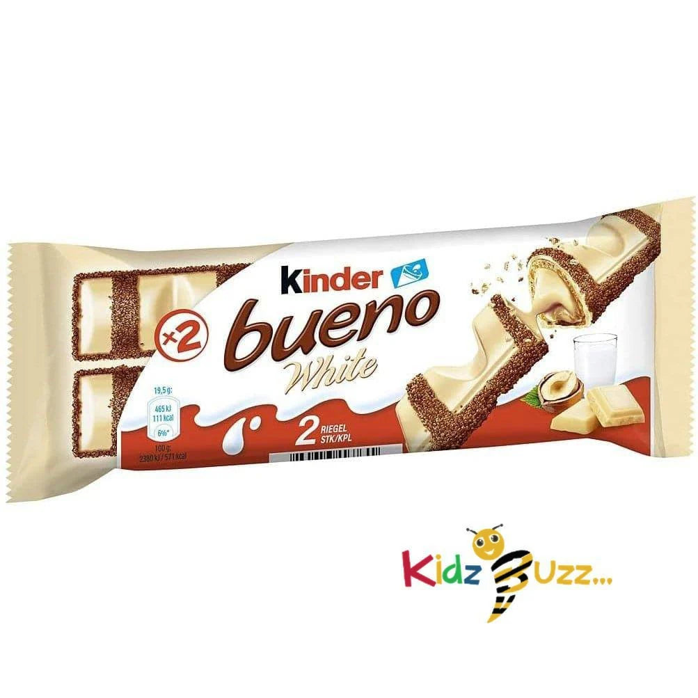 Kinder Bueno White Wafer Twin Bars (Pack of 30)