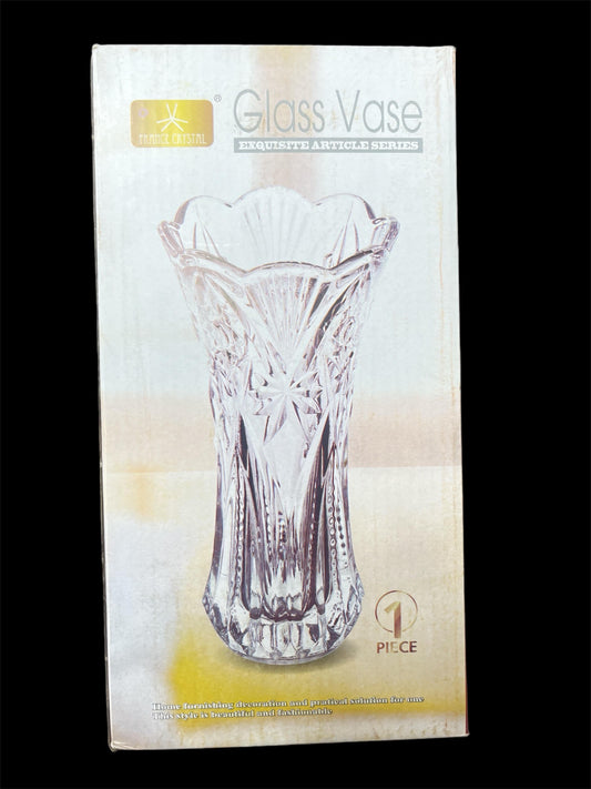 Rocco Italian glass flower vase