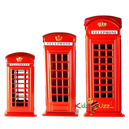 Large Telephone Money Box -London Money Jar