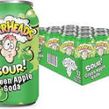 Warheads Sour Green Apple Soda 255ml X 12