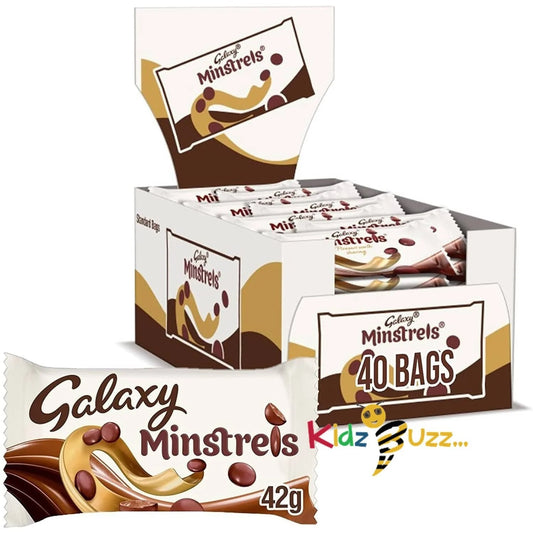 Galaxy Minstrels Milk Chocolate Bulk Bags 40 x 42g