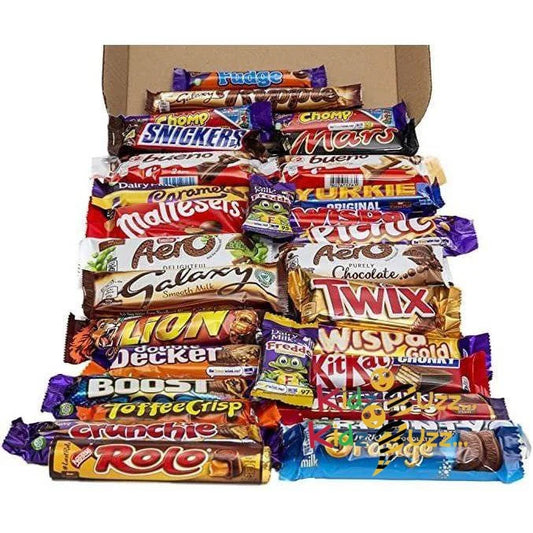 Mix 22 Chocolate Gift Hamper, Different Size Chocolate Bars Massive Chocolates