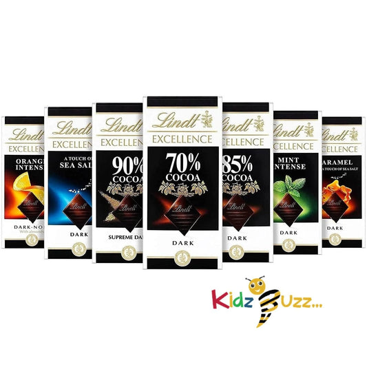 Lindt Excellence Dark Luxury 10 Pcs Assorted Chocolate Bar
