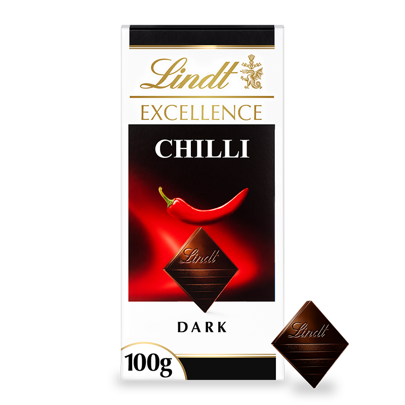 Lindt EXCELLENCE Dark Chilli Bar 100g