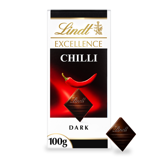 Lindt EXCELLENCE Dark Chilli Bar 100g