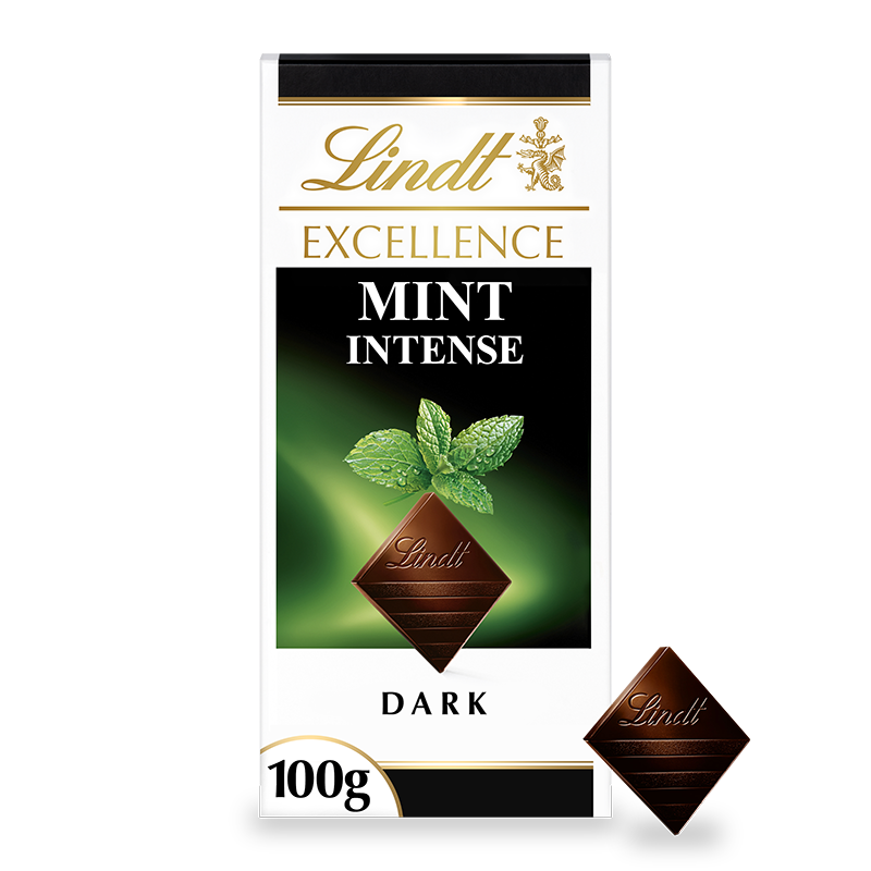 Lindt EXCELLENCE Dark Mint Intense Bar 100g