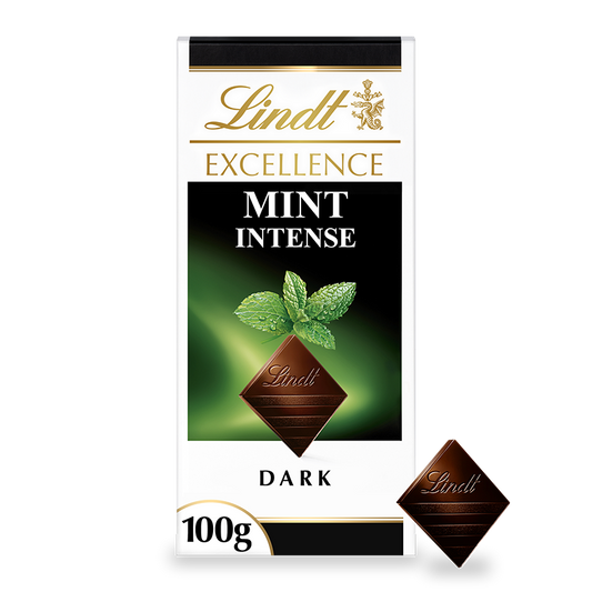 Lindt EXCELLENCE Dark Mint Intense Bar 100g