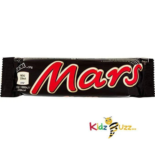 MARS Chocolate Bars, Chocolate, Caramel and Nougat Bar 51g X 10