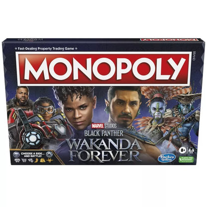 Monopoly Marvel Studios Black Panther Wakanda Forever Edition Boardgame Sealed