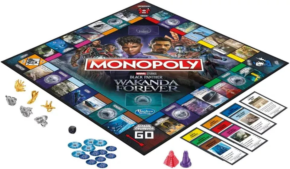 Monopoly Marvel Studios Black Panther Wakanda Forever Edition Boardgame Sealed