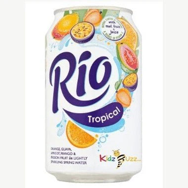 Rio Tropical Fruit Juices Can 330ml X 24