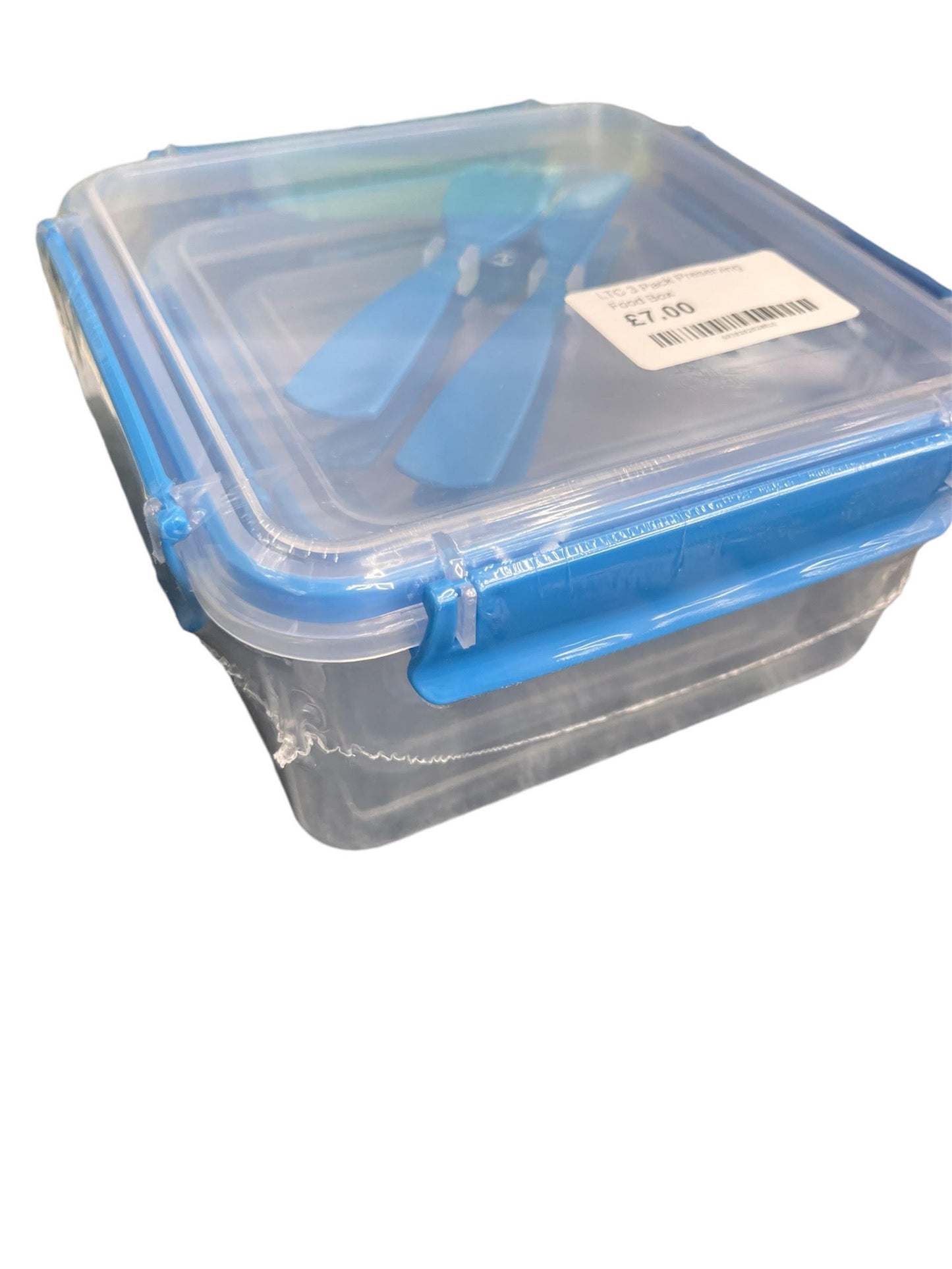 LTC Set Of 3  Plastic Food Jar Preserving Vegetables Storage Container With Lid And Lock & Lock Facility.