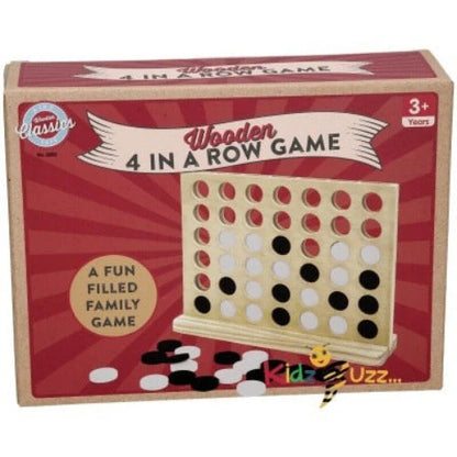 Wooden 4 in 1 Row game