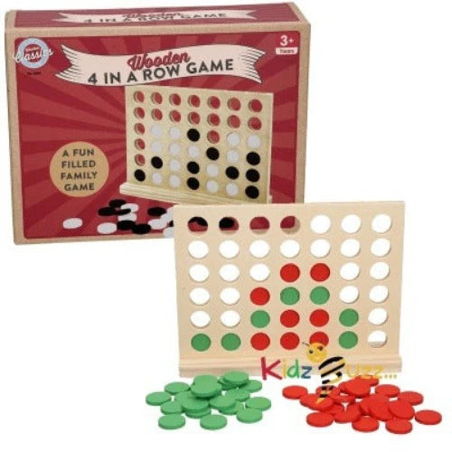 Wooden 4 in 1 Row game