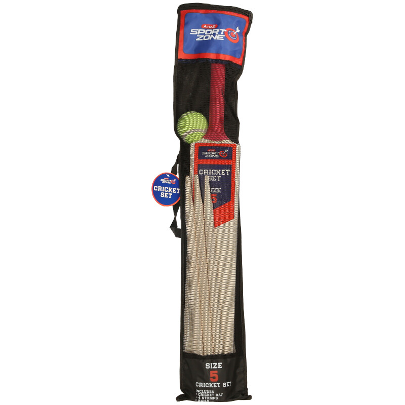 Wooden Cricket Set Size 5 - Sports Outdoor Set For Kids