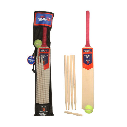 Wooden Cricket Set Size 5 - Sports Outdoor Set For Kids