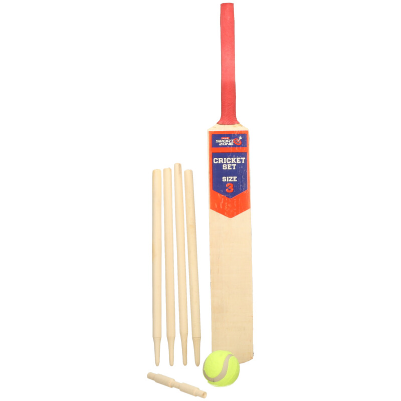 Wooden Cricket Set Size 3 - Sports Outdoor Set