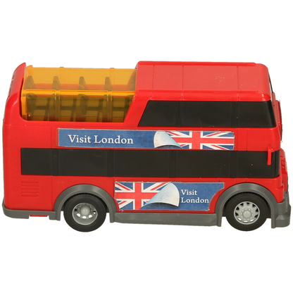 Hot Rodz City Bus Toy  With Lights & Sound