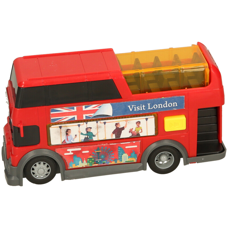 Hot Rodz City Bus Toy  With Lights & Sound