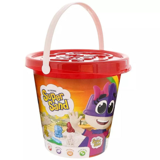 The Original Super Sand Storage Bucket - Red - Animals