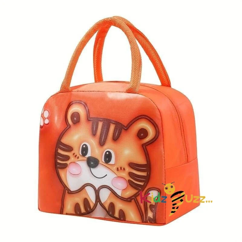 1pc Girl's Portable Lunch Bag, Cute  Lunch Bag, 3D Pattern Insulation Bag
