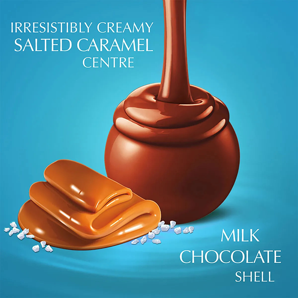 Lindt LINDOR Milk Salted Caramel Chocolate Truffles 200g