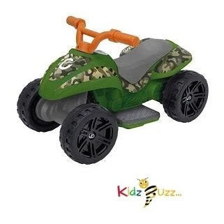Evo 4X4 Ride On Jeep-EVO Camo Mini Quad 6v Bike Toy
